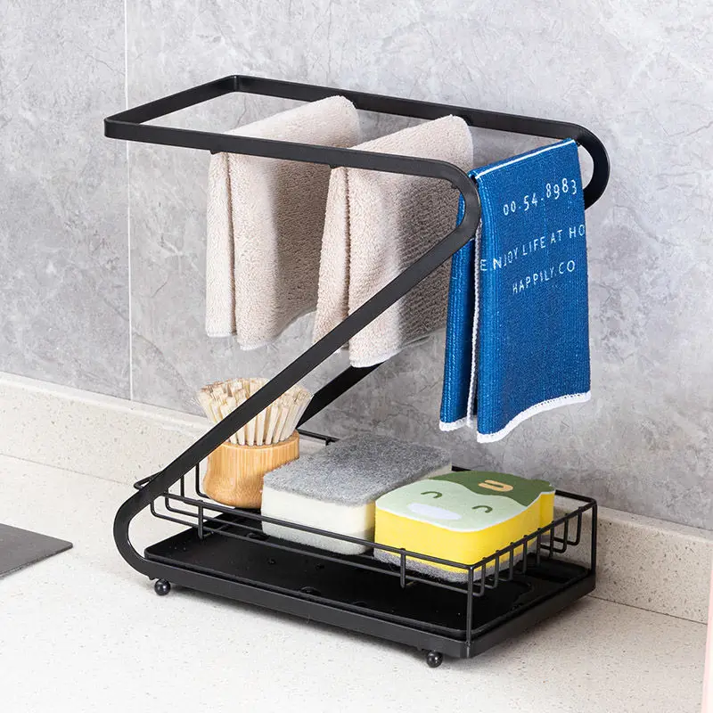 Kitchen Desktop and Wall Mountable Storage Rack Brief Shelf for Home Sponge Towel Sink Holder
Kitchen Desktop and Wall Mountable Storage Rack Brief Shelf for Home Sponge Towel Sink Holder