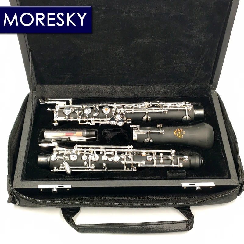 MORESKY Профессиональный C ключевой гобой полуавтоматическая Стиль Мельхиор