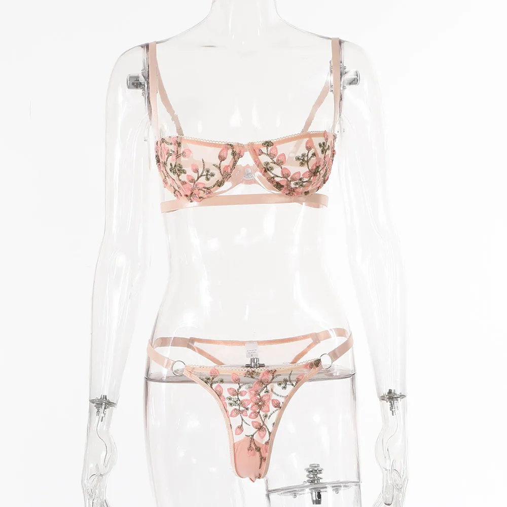 New underwear set, women's underwear, transparent and emotional color Lenceria comfortable steel ring bra and panty set
New underwear set, women's underwear, transparent and emotional color Lenceria comfortable steel ring bra and panty set