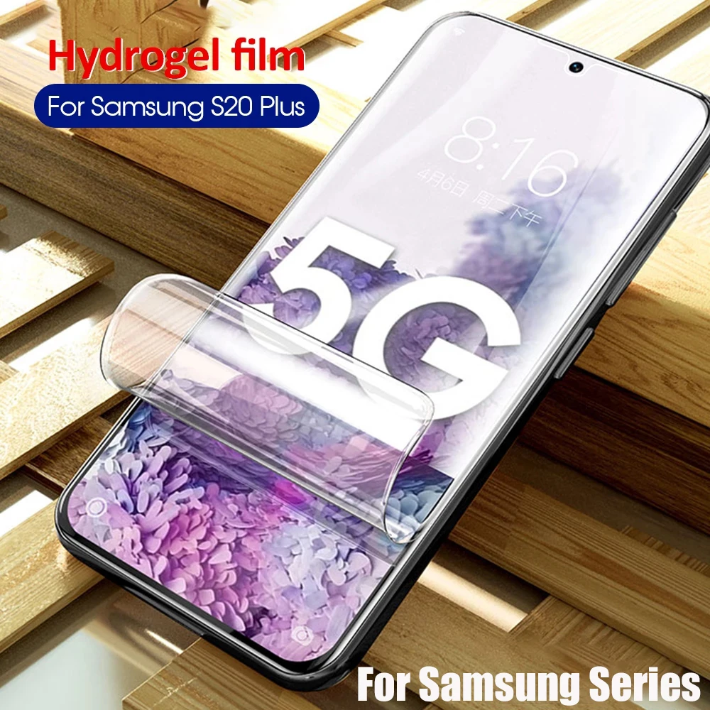 Гидрогелевая пленка на экран для Samsung Galaxy S10 S20 S9 S8 Plus Защита экрана Note 20 8 9 10 S S21 Ultra