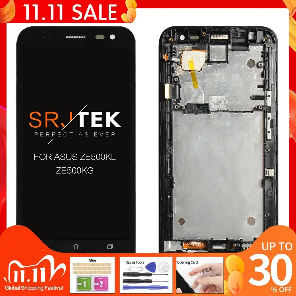 No Dead Pixel 5.0'' ZE500KG Z00ED LCD For ASUS Zenfone 2 Laser ZE500KL LCD Display Touch Screen Replacement Parts
No Dead Pixel 5.0'' ZE500KG Z00ED LCD For ASUS Zenfone 2 Laser ZE500KL LCD Display Touch Screen Replacement Parts