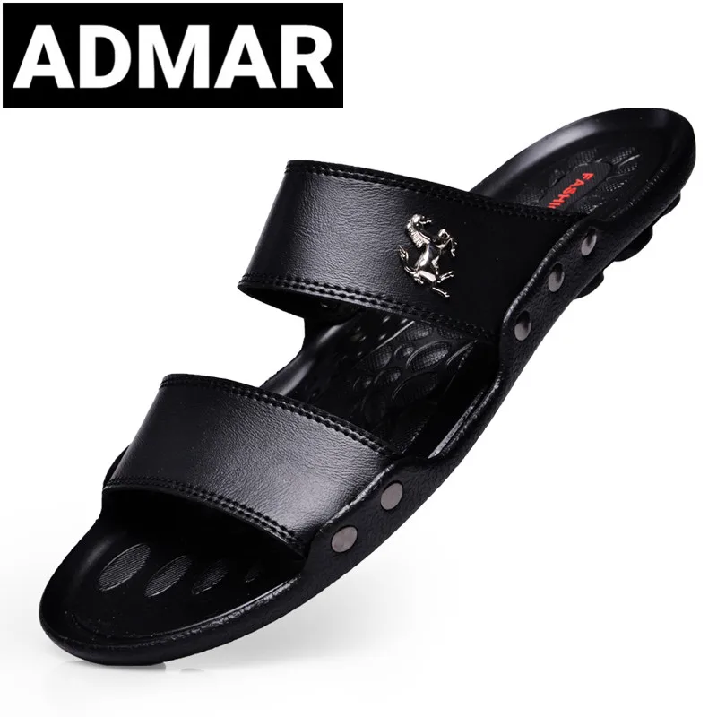 ADMAR Famous Brand Men Sandals Shoes Casual Slippers Slides Summer Flip Flops Beach Men Shoes Leather Sandalias Zapatos Hombre
ADMAR Famous Brand Men Sandals Shoes Casual Slippers Slides Summer Flip Flops Beach Men Shoes Leather Sandalias Zapatos Hombre