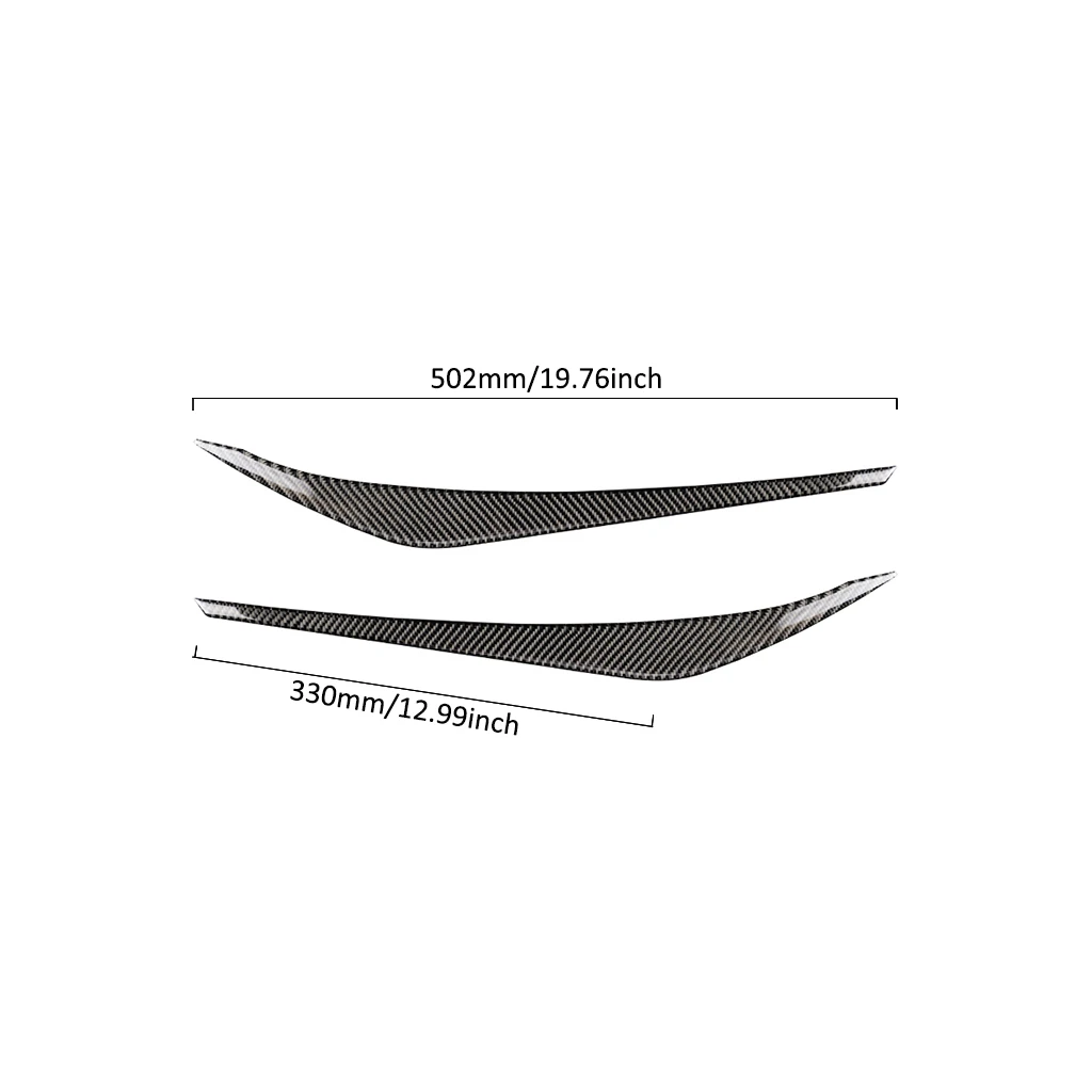 2PCS Carbon Fiber Car Headlight Headlamp Eyebrows Eyelids Trim Cover Stickers for Hyundai Elantra 2016-2018
2PCS Carbon Fiber Car Headlight Headlamp Eyebrows Eyelids Trim Cover Stickers for Hyundai Elantra 2016-2018