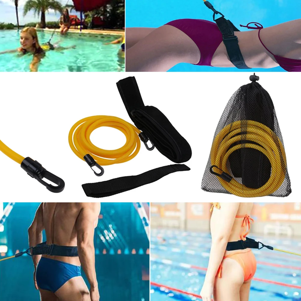 Adjustable Swim Training Resistance Belt Swimming Bungee Exerciser for Adult Kids Leash Mesh Pocket Safety Swimming Pool Tools
Adjustable Swim Training Resistance Belt Swimming Bungee Exerciser for Adult Kids Leash Mesh Pocket Safety Swimming Pool Tools