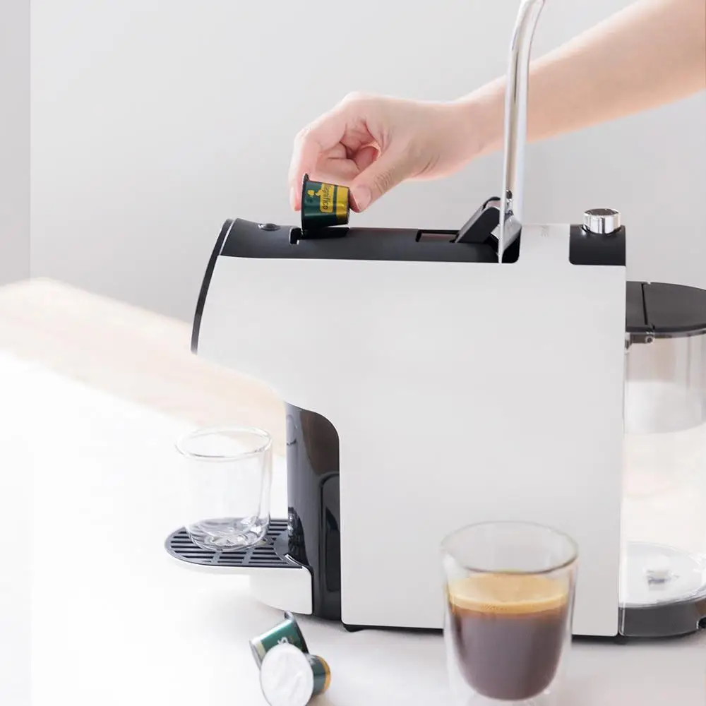 Xiaomi Mijia SCISHARE Smart Automatic Capsule Coffee Machine Espresso coffee Electric Coffee Pot Pressure 19 Bars APP Control
Xiaomi Mijia SCISHARE Smart Automatic Capsule Coffee Machine Espresso coffee Electric Coffee Pot Pressure 19 Bars APP Control