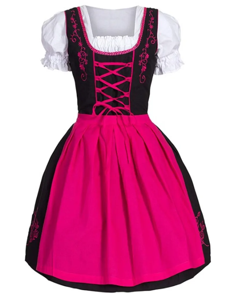 Woman Oktoberfest Plaid Dirndl Dress German Bavarian Beer Waitress Wench Costume Cosplay Carnival Halloween Party Dress
Woman Oktoberfest Plaid Dirndl Dress German Bavarian Beer Waitress Wench Costume Cosplay Carnival Halloween Party Dress