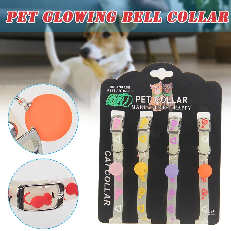 1pcs Luminous pet collar Adjustable Glowing Rubber Neck Ring Cat Dog Accessories Pet supplies Random Color
1pcs Luminous pet collar Adjustable Glowing Rubber Neck Ring Cat Dog Accessories Pet supplies Random Color