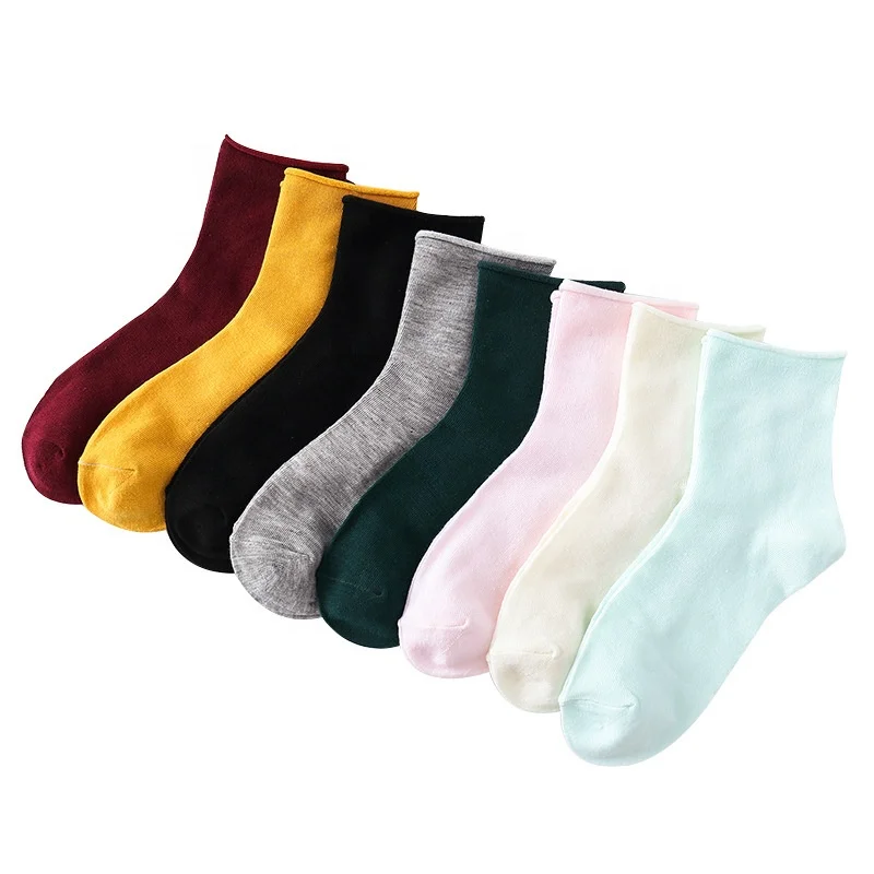 Lady's Stockings with Candy-colored Hem Pure Color In The Tube Colorful Low Top Stockings for Women
Lady's Stockings with Candy-colored Hem Pure Color In The Tube Colorful Low Top Stockings for Women
