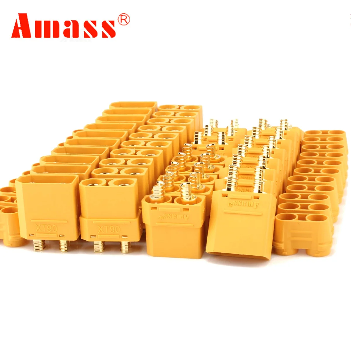 Amass 10 Pair XT90 Bullet Connectors Male Female Power Plugs Power RC LV Lipo Battery Motor
Amass 10 Pair XT90 Bullet Connectors Male Female Power Plugs Power RC LV Lipo Battery Motor