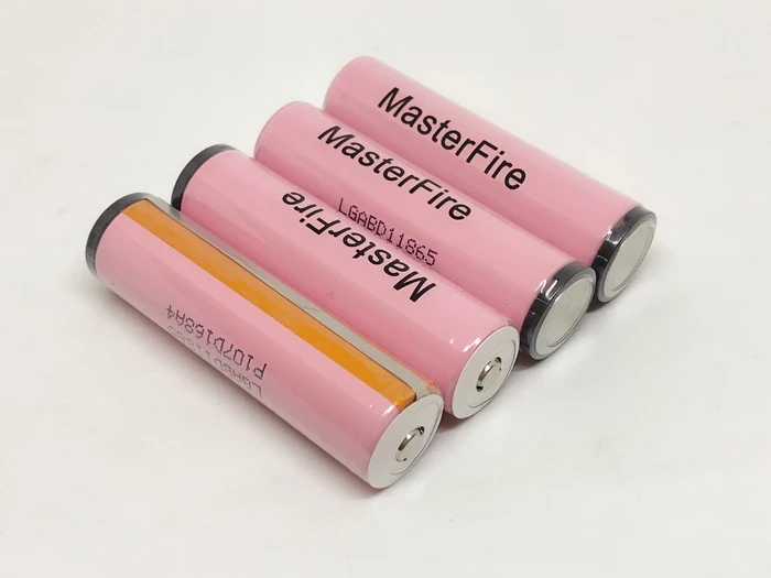 10 шт./лот MasterFire оригинальный защищенный LG 18650 LGABD11865 D1 3 7 V литий ионный аккумулятор