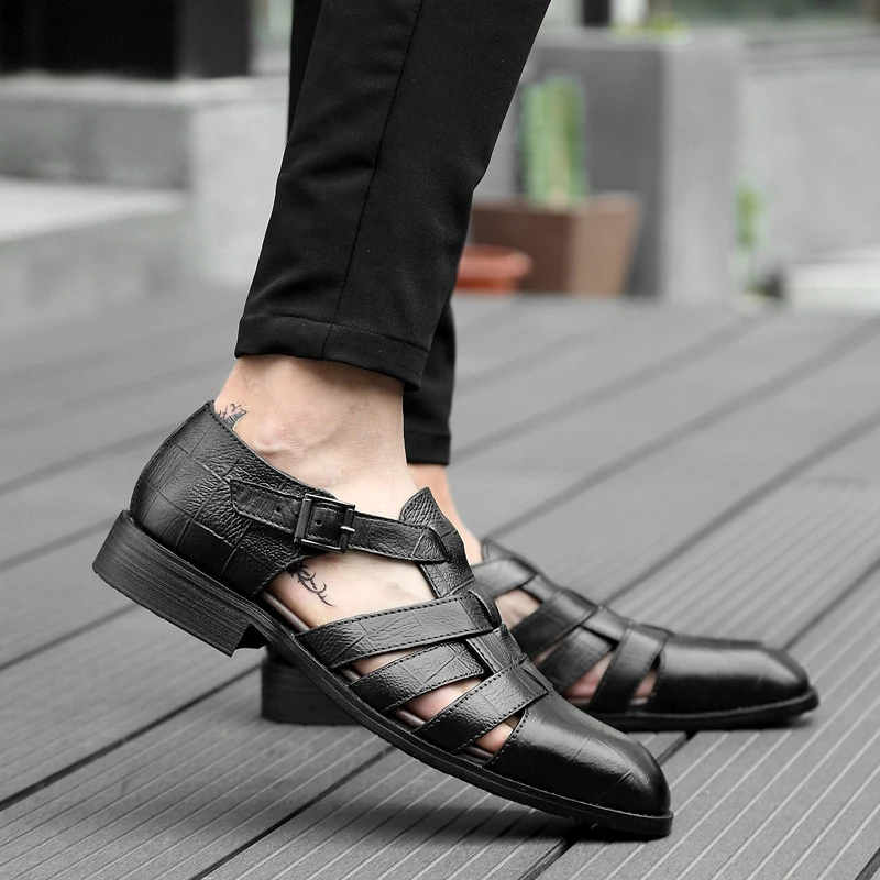Sandale Homme Ete Summer Sandals&slippers Zandalias Hombre Sandalias Romanas Men Slides Sandals Sandalia Masculina Couro
Sandale Homme Ete Summer Sandals&slippers Zandalias Hombre Sandalias Romanas Men Slides Sandals Sandalia Masculina Couro