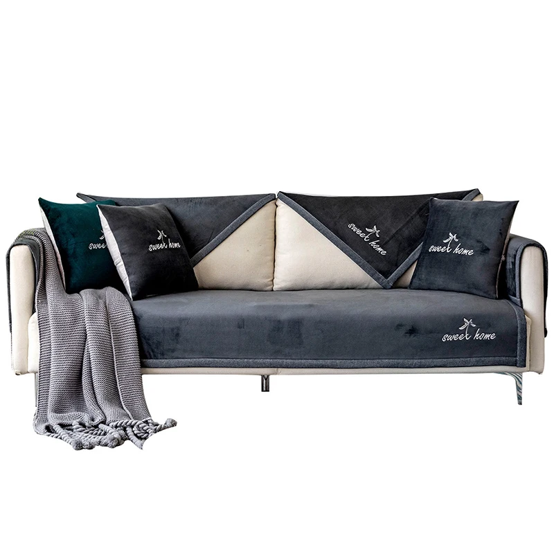 Solid Color Plush Sofa Covers for Living Room Sofa Cushion Non-Slip Couch Cover Modern Minimalist Corner Sofa Towel Seat Pad 1pc
Solid Color Plush Sofa Covers for Living Room Sofa Cushion Non-Slip Couch Cover Modern Minimalist Corner Sofa Towel Seat Pad 1pc
