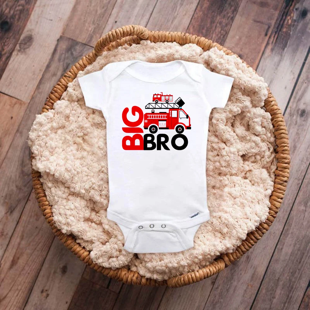 baby Big Brother bodysuit Red Tractor t-shirt train shirts fire truck tops Boy shirt Announcement outfits
baby Big Brother bodysuit Red Tractor t-shirt train shirts fire truck tops Boy shirt Announcement outfits