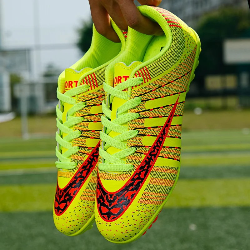 Hot Sale Cheap Men's Turf Soccer Shoes Boys Cleats futsal Football Shoes Indoor Sport Training Sneakers zapatillas de futebol
Hot Sale Cheap Men's Turf Soccer Shoes Boys Cleats futsal Football Shoes Indoor Sport Training Sneakers zapatillas de futebol