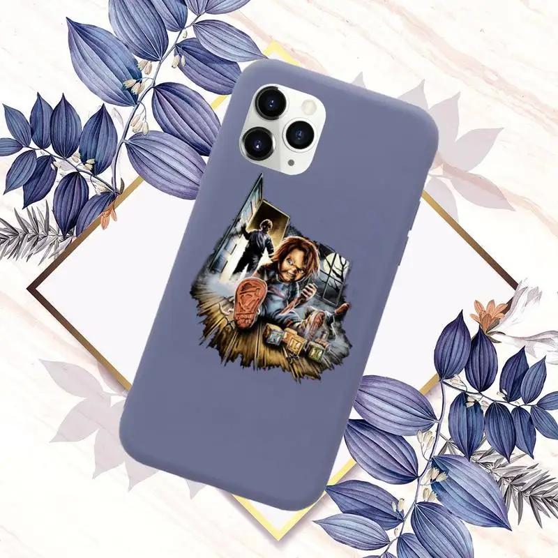 Horror Movie CHUCKY terror Phone Case Candy Color for iPhone 6 7 8 11 12 s mini pro X XS XR MAX Plus
Horror Movie CHUCKY terror Phone Case Candy Color for iPhone 6 7 8 11 12 s mini pro X XS XR MAX Plus