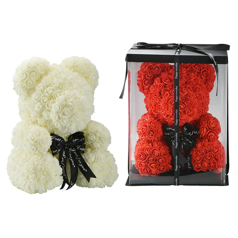 2020 Dropshipping 40cm PE Foam Rose Teddy Bear Artificial Flower in Gift Box for girlfriend New Year Mother Valentines Day Gift
2020 Dropshipping 40cm PE Foam Rose Teddy Bear Artificial Flower in Gift Box for girlfriend New Year Mother Valentines Day Gift