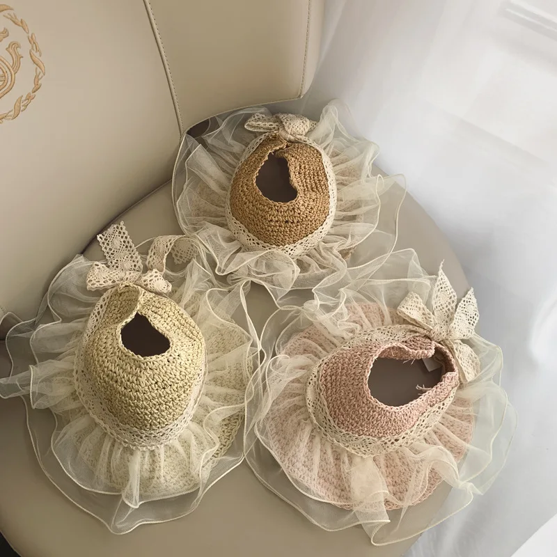 Summer Girls Empty Sunshade Hat Summer Straw Wide-brim Lace Sun Hat UV Protection Pnama Hat
Summer Girls Empty Sunshade Hat Summer Straw Wide-brim Lace Sun Hat UV Protection Pnama Hat