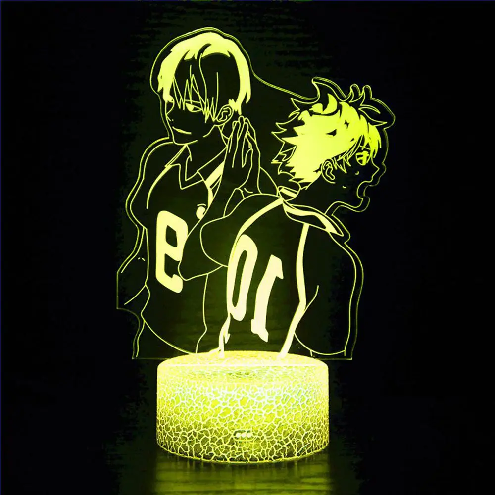 Hinata Shoyo & kageyama tobio doll 3D night light Haijiu comic night LED induction children's bedroom desktop decoration gift
Hinata Shoyo & kageyama tobio doll 3D night light Haijiu comic night LED induction children's bedroom desktop decoration gift