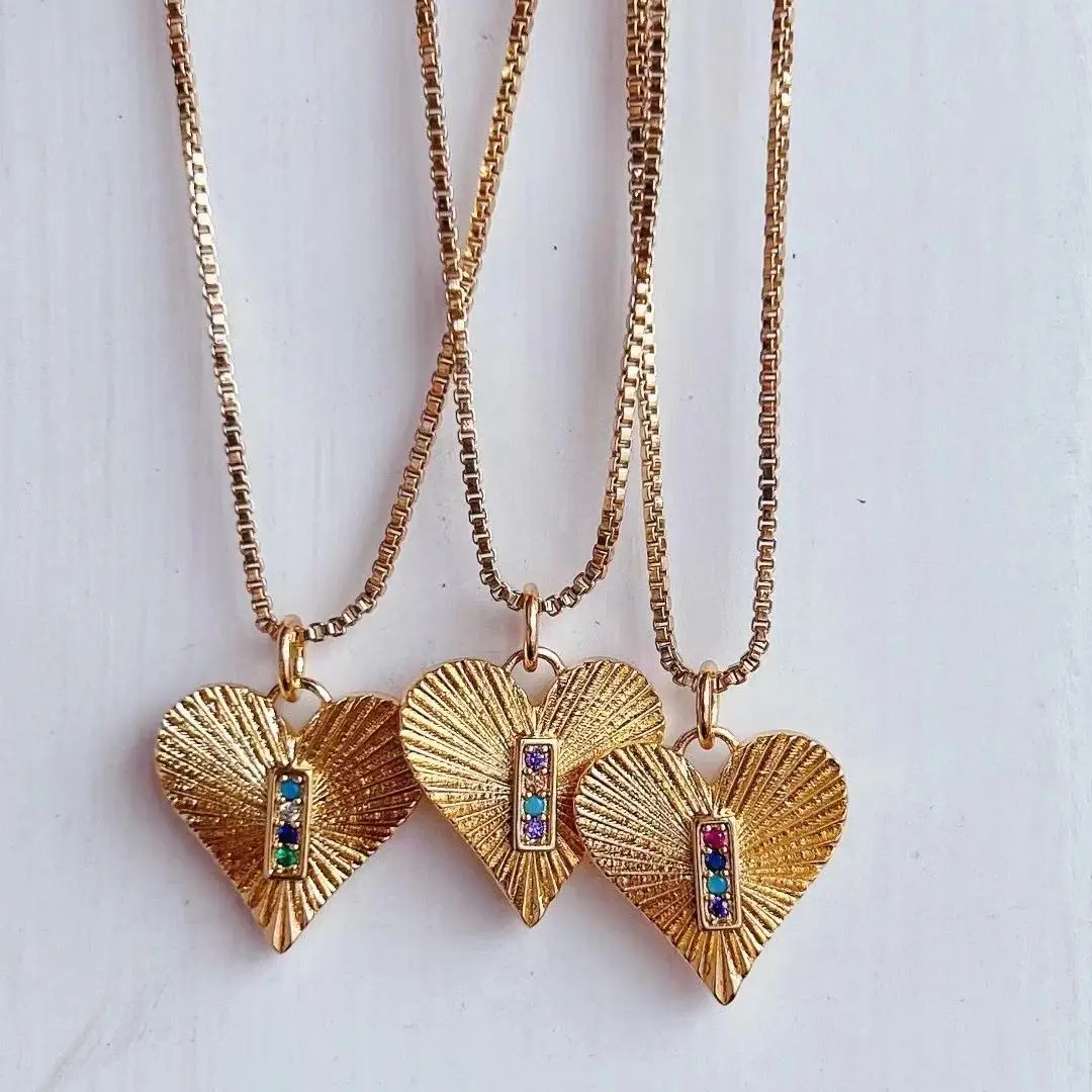 5PCS, High Quality Copper Zircon Crystal Heart Necklace Women Charm Rainbow Romantic Jewelry CZ Pendant Party Wedding Gifts
5PCS, High Quality Copper Zircon Crystal Heart Necklace Women Charm Rainbow Romantic Jewelry CZ Pendant Party Wedding Gifts