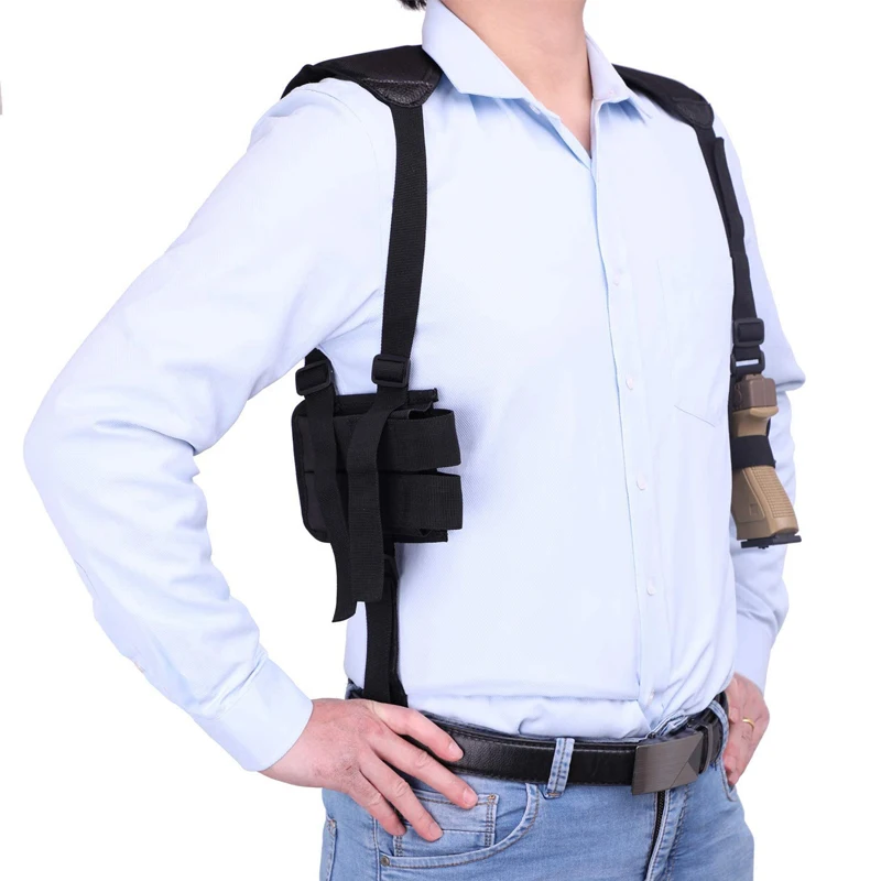 Concealed Carry Shoulder Holster Adjustable Underarm Armpit Pistol Holster Fits for Smith Glock Wesson
Concealed Carry Shoulder Holster Adjustable Underarm Armpit Pistol Holster Fits for Smith Glock Wesson