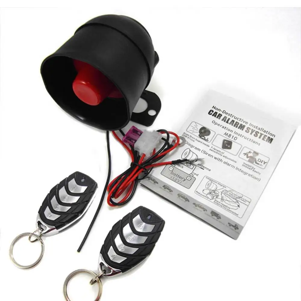 801-8193 Universal Remote Control Vibration Car Alarm Device Auto Accessory Automobiles Security Protection
801-8193 Universal Remote Control Vibration Car Alarm Device Auto Accessory Automobiles Security Protection
