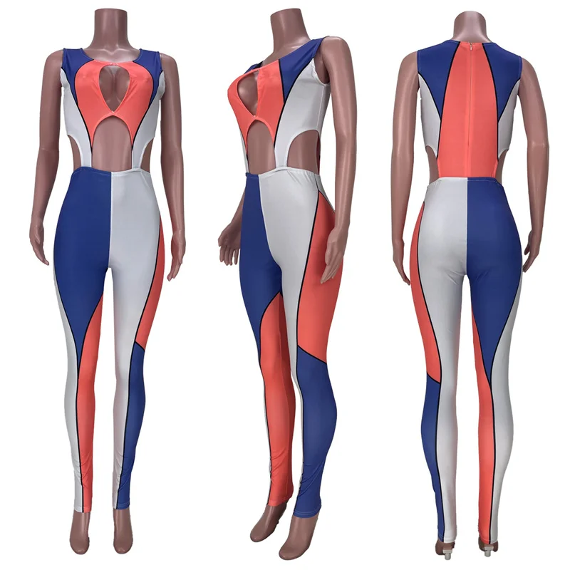Club Outfits for Women Wholesale Items Sexy Hollow Out Multicolor Sleeveless High Waist Leisure Tight Jumpsuit Dropshipping
Club Outfits for Women Wholesale Items Sexy Hollow Out Multicolor Sleeveless High Waist Leisure Tight Jumpsuit Dropshipping