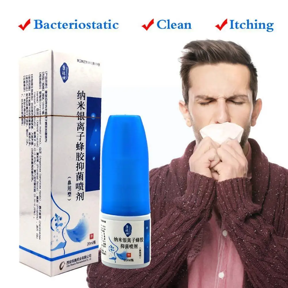 20ml Silver Spray Rhinitis Sinusitis Spray Traditional Nose Spray Medical Treatment Herb Rhinitis Spray Care K5u5
20ml Silver Spray Rhinitis Sinusitis Spray Traditional Nose Spray Medical Treatment Herb Rhinitis Spray Care K5u5