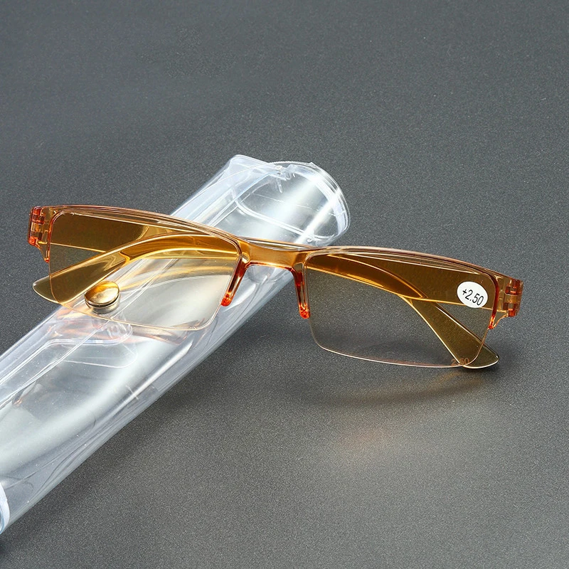 Shatar New Fashion Reading Glasses For Men And Women Colored Lens Shade Half Frame Ultralight Prescription Glasses+1.0+1.5+2.0
Shatar New Fashion Reading Glasses For Men And Women Colored Lens Shade Half Frame Ultralight Prescription Glasses+1.0+1.5+2.0