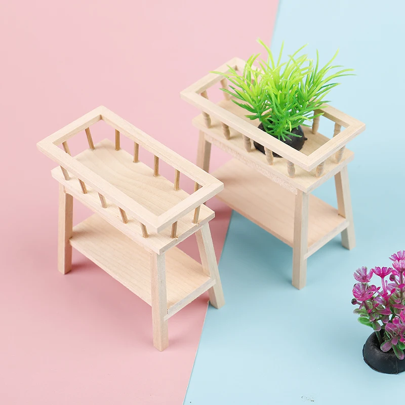 1:12 Scale New Handade Dollhouse Wood Shelf Flower Stand Mini Doll House Handmade Furniture Model
1:12 Scale New Handade Dollhouse Wood Shelf Flower Stand Mini Doll House Handmade Furniture Model