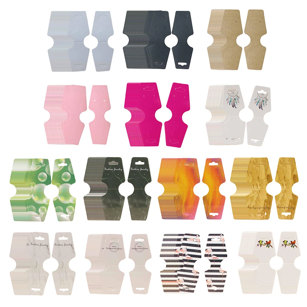 100pcs Necklace Earring Bracelet Tag Card Fodable Jewelry Pre-Punched Display Cards Holder
100pcs Necklace Earring Bracelet Tag Card Fodable Jewelry Pre-Punched Display Cards Holder