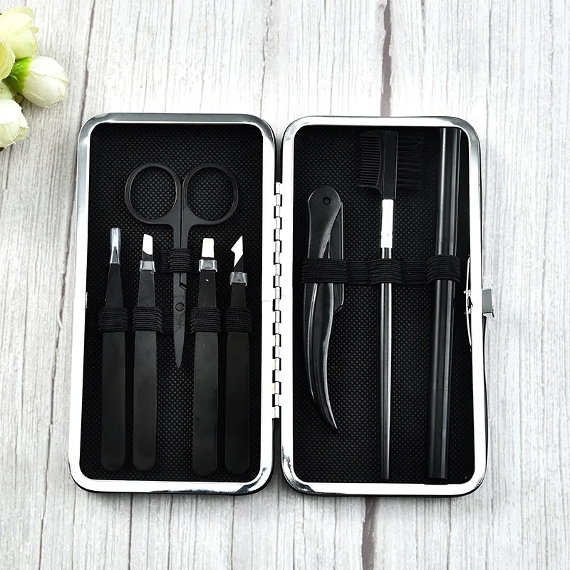 Eyebrow Kit, 8 in 1 Tweezers for Eyebrows, Professional Eyebrow Grooming Set Stainless Steel Eyebrow Razor Eyebrow Brush
Eyebrow Kit, 8 in 1 Tweezers for Eyebrows, Professional Eyebrow Grooming Set Stainless Steel Eyebrow Razor Eyebrow Brush