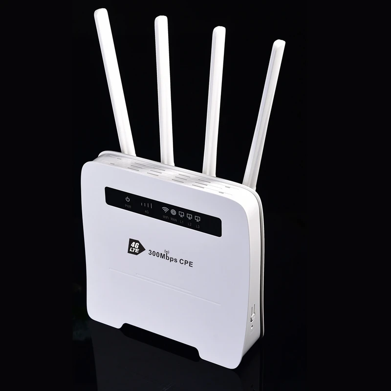 Wi-Fi роутер CPE 4G, беспроводной роутер 2,4G 300M с 4 антеннами, поддержка 32 пользователей, для офиса/бизнеса/дома
Wi-Fi роутер CPE 4G, беспроводной роутер 2,4G 300M с 4 антеннами, поддержка 32 пользователей, для офиса/бизнеса/дома
