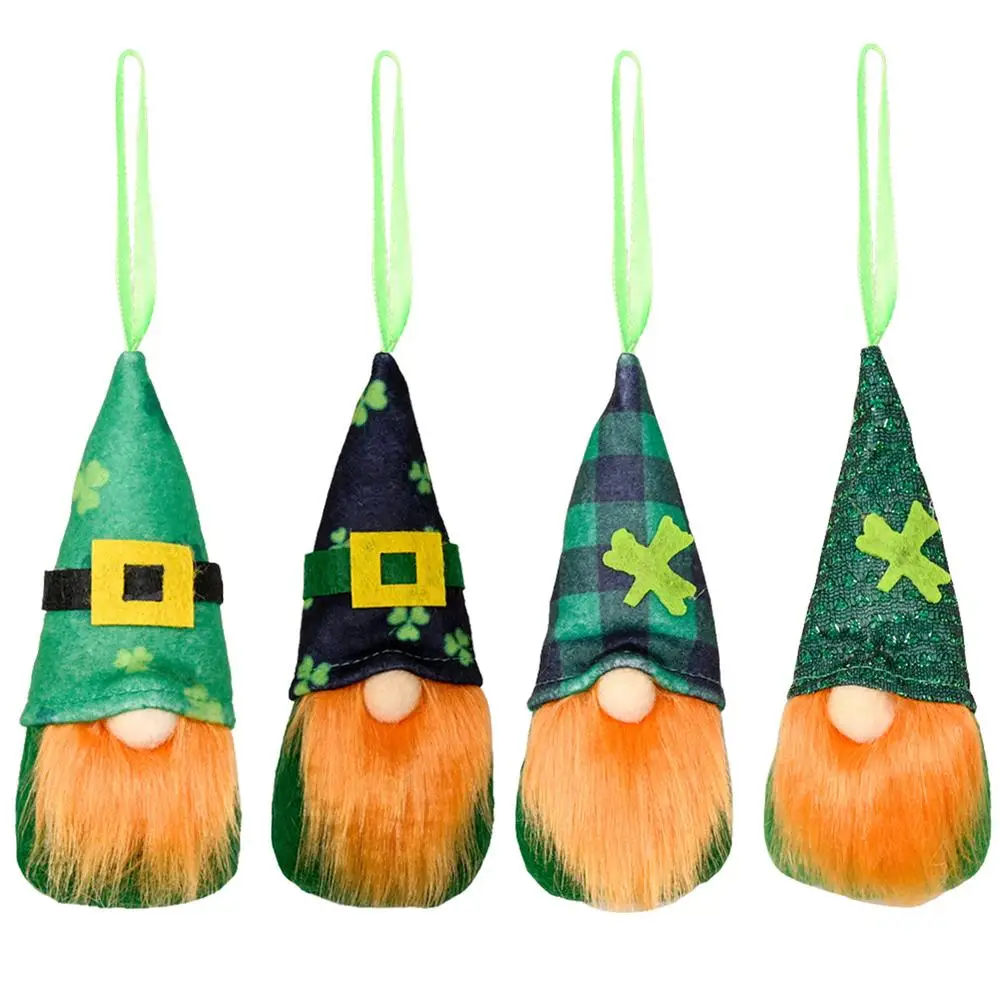 4 Pcs Gnome St. Patrick's Day Decorations St. Patrick's Day Gnome Plush Irish Festival Green Dwarf Faceless Doll Pendant For St.
4 Pcs Gnome St. Patrick's Day Decorations St. Patrick's Day Gnome Plush Irish Festival Green Dwarf Faceless Doll Pendant For St.