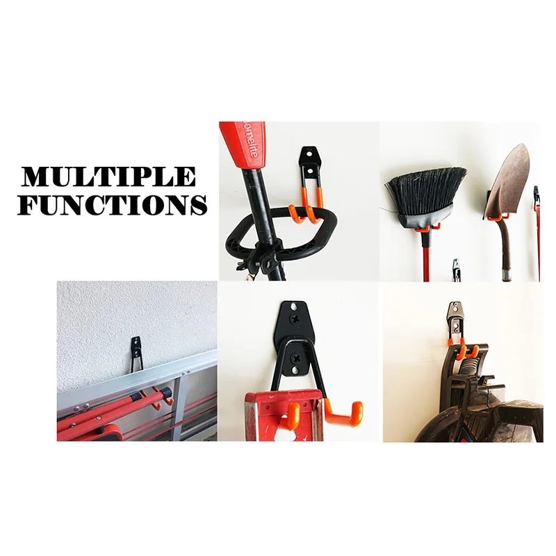 1/5 Pcs Metal Tool Storage Wall Hook Double Hanger Holder Hanging Hooks Garden Kitchen Garage Housekeeper Clothes Rack Home
1/5 Pcs Metal Tool Storage Wall Hook Double Hanger Holder Hanging Hooks Garden Kitchen Garage Housekeeper Clothes Rack Home