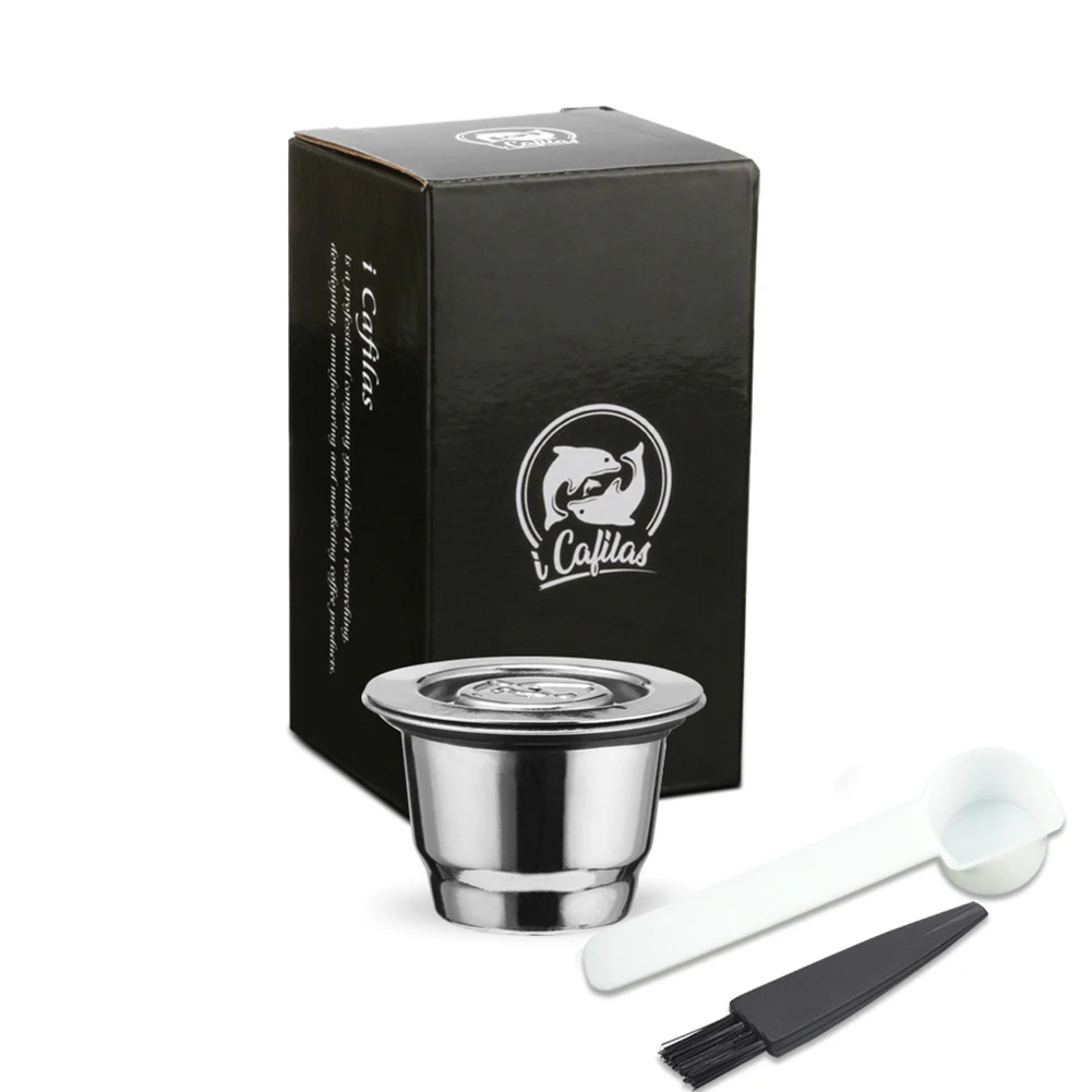 New Refillable For Coffee Filter Coffeeware Reusable Refillable Nespresso Coffee Capsule Crema Espresso Kitchen Accessories
New Refillable For Coffee Filter Coffeeware Reusable Refillable Nespresso Coffee Capsule Crema Espresso Kitchen Accessories