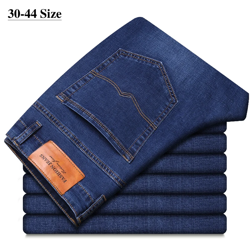 6 Colors Men's Jeans 2020 Summer New Loose Straight Denim Pants Male Classic Advanced Stretch Trousers Plus Size 40 42 44
6 Colors Men's Jeans 2020 Summer New Loose Straight Denim Pants Male Classic Advanced Stretch Trousers Plus Size 40 42 44