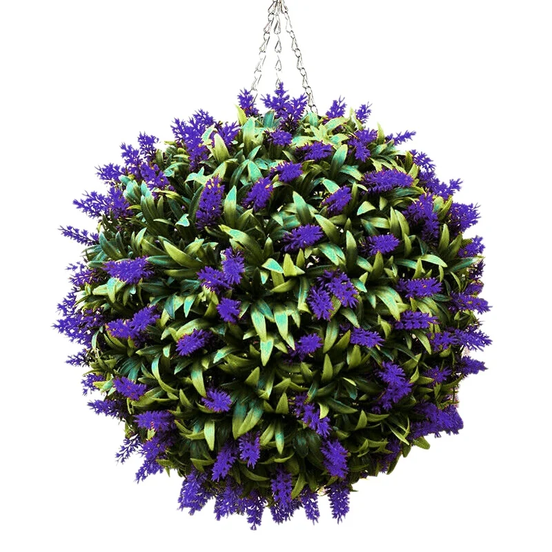 Artificial Purple Lavender Hanging Topiary Ball Flower Plant Decor Basket Pot 30cm
Artificial Purple Lavender Hanging Topiary Ball Flower Plant Decor Basket Pot 30cm