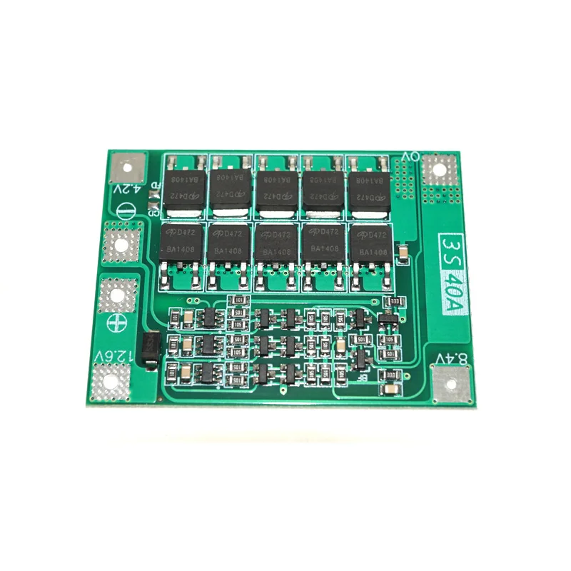 Улучшенная версия 18650 40A BMS 3S BMS Защитная плата литий-ионной батареи
Улучшенная версия 18650 40A BMS 3S BMS Защитная плата литий-ионной батареи