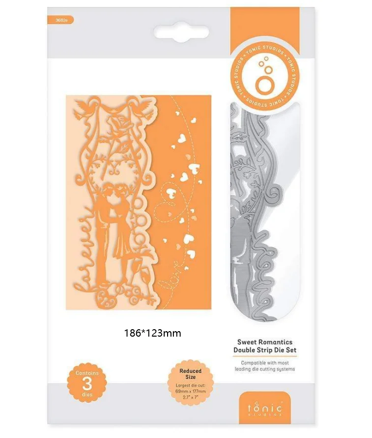 2021 new Metal cutting dies sweet romantics double strip cut die mold card Scrapbook paper craft knife mould blade punch
2021 new Metal cutting dies sweet romantics double strip cut die mold card Scrapbook paper craft knife mould blade punch