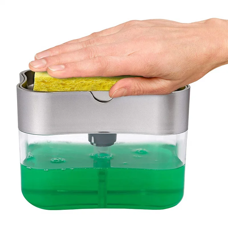 Creative Soap Dispenser with Spong 2-in-1 Manual Press Liquid Soap Dispenser Soap Pump Sponge Caddy Kitchen Cleaning Tools
Creative Soap Dispenser with Spong 2-in-1 Manual Press Liquid Soap Dispenser Soap Pump Sponge Caddy Kitchen Cleaning Tools