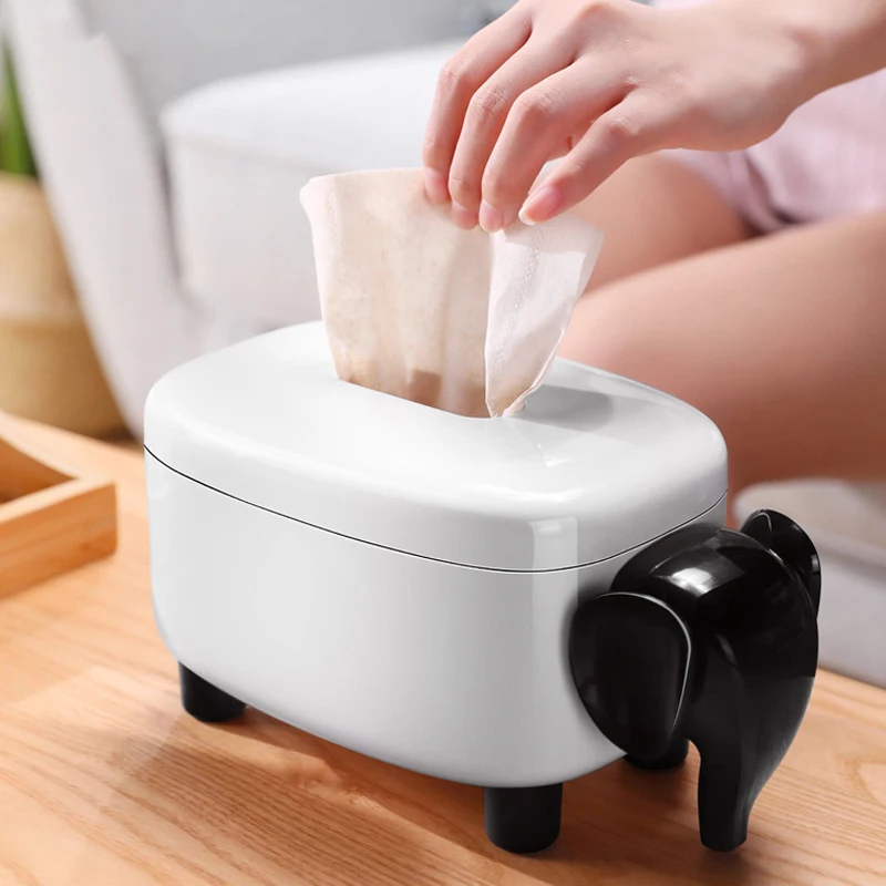 Tissue Storage Box Elephant Shape Tissue Holder Modern Household Office Car Desktop Napkin Box Storage Container
Tissue Storage Box Elephant Shape Tissue Holder Modern Household Office Car Desktop Napkin Box Storage Container