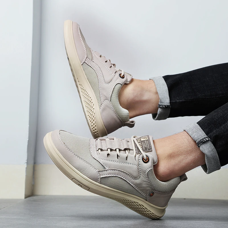 Модные повседневные мужские кроссовки, мужские спортивные кроссовки на корейской платформе, кожаные кроссовки для мужчин, белые высокие му...
Модные повседневные мужские кроссовки, мужские спортивные кроссовки на корейской платформе, кожаные кроссовки для мужчин, белые высокие му...