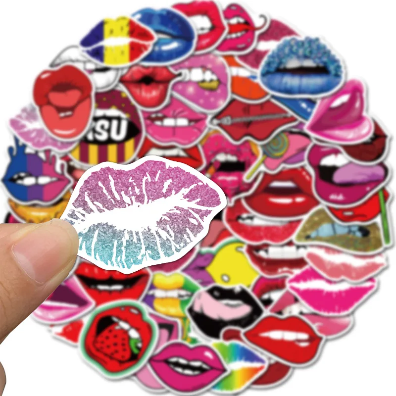 10/30/50PCS Cartoon Lips Graffiti Suitcase Refrigerator Mobile Phone Case Laptop Personalized Sticker Decoration Wholesale 
10/30/50PCS Cartoon Lips Graffiti Suitcase Refrigerator Mobile Phone Case Laptop Personalized Sticker Decoration Wholesale