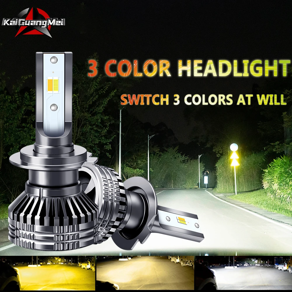 2pcs H4 LED HEADLIGHTS Tri-Color H7 LED HEADLIGHT Bulb H1 H3 H8 H9 H11 9005 9006 9012 H4 Motorcycle Headlamp High Low Lights 12V
2pcs H4 LED HEADLIGHTS Tri-Color H7 LED HEADLIGHT Bulb H1 H3 H8 H9 H11 9005 9006 9012 H4 Motorcycle Headlamp High Low Lights 12V