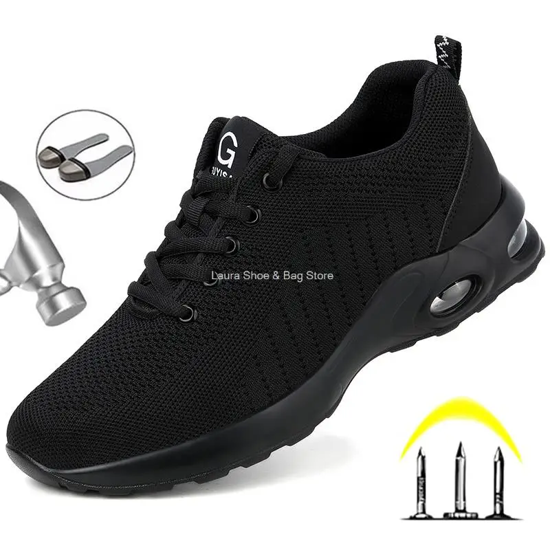Fashion Safety Shoes Men Steel Toe Shoes Anti-puncture Work Sneakers Indestructible Work Safety Boots Male Shoes Work Boots Men
Fashion Safety Shoes Men Steel Toe Shoes Anti-puncture Work Sneakers Indestructible Work Safety Boots Male Shoes Work Boots Men
