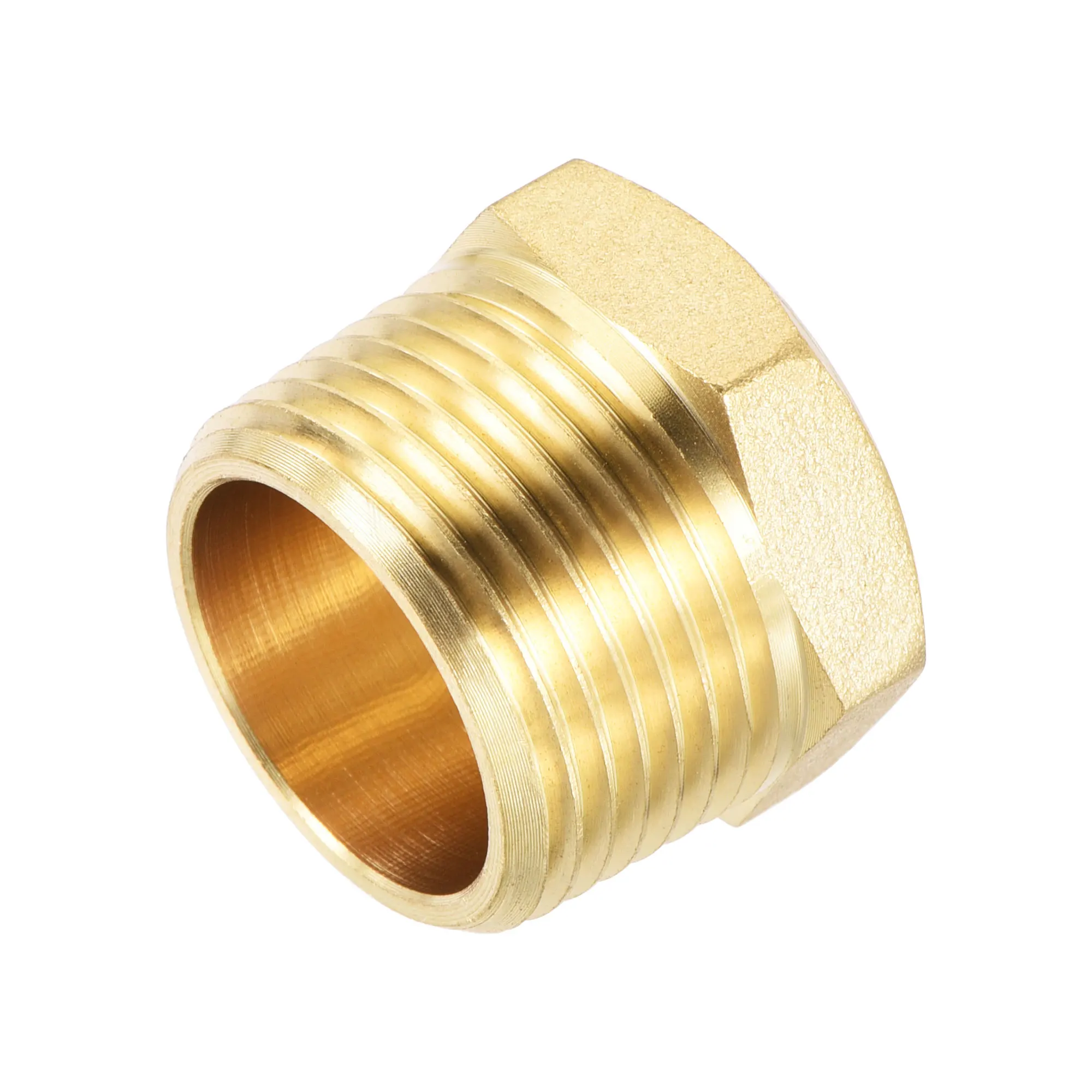 Uxcell Outer Hex Head Socket 3/4" NPT Male Thread Brass Pipe Fitting Plug for Terminate Pipe Ends
Uxcell Outer Hex Head Socket 3/4" NPT Male Thread Brass Pipe Fitting Plug for Terminate Pipe Ends