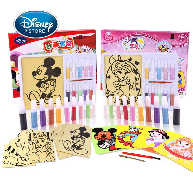 Disney Frozen DIY Sand Painting Set Elsa Princess Girl Hand-Made Painting 10 Color Children Pretend Play Puzzle Unzip The Toys
Disney Frozen DIY Sand Painting Set Elsa Princess Girl Hand-Made Painting 10 Color Children Pretend Play Puzzle Unzip The Toys