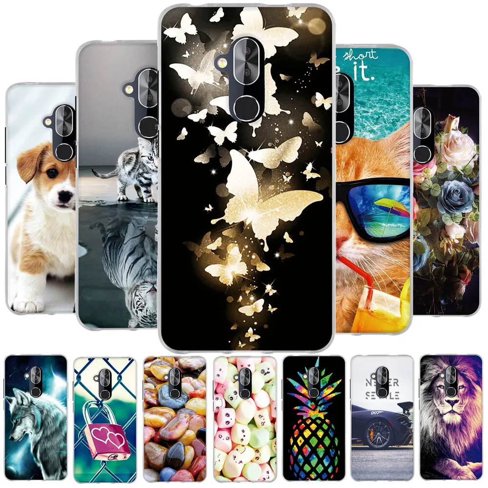 Чехол для телефона Alcatel 7 Силиконовая задняя панель Роскошный чехол мягкая крышка