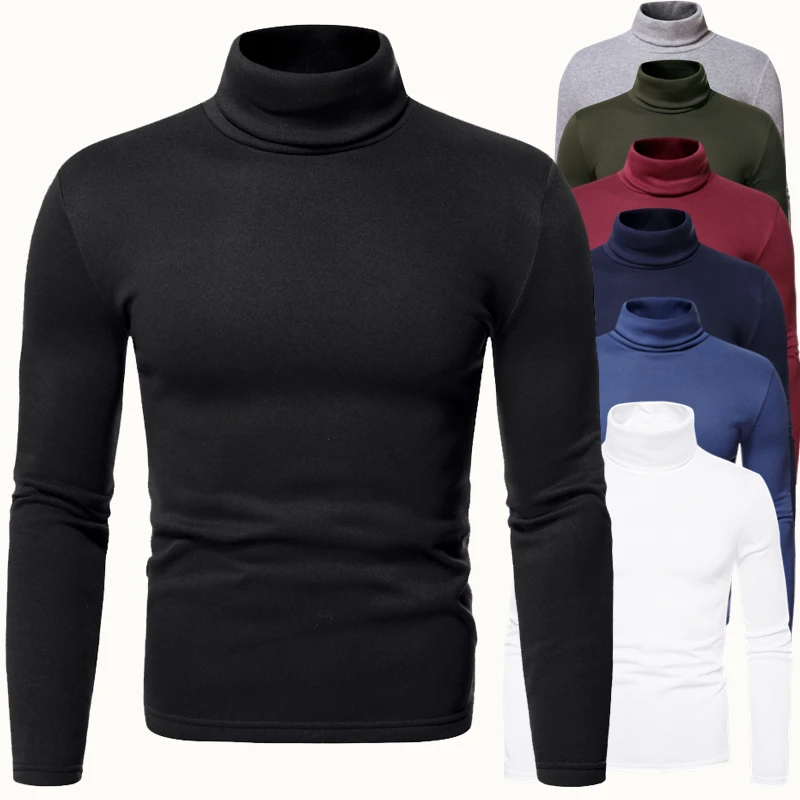 Winter Mens Thin Thermal T-shirt Men's Half-collar Bottoming Slim Cotton Long-sleeved T-shirt
Winter Mens Thin Thermal T-shirt Men's Half-collar Bottoming Slim Cotton Long-sleeved T-shirt