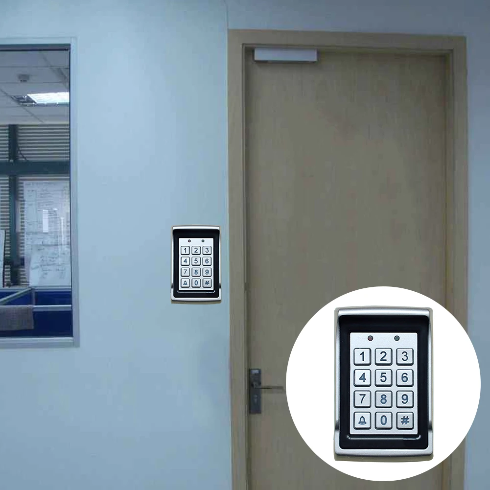 Entry Digital Keypad Reader Access Control Waterproof Home Card Password Door Safety Protection Aluminum Alloy LED Backlight
Entry Digital Keypad Reader Access Control Waterproof Home Card Password Door Safety Protection Aluminum Alloy LED Backlight